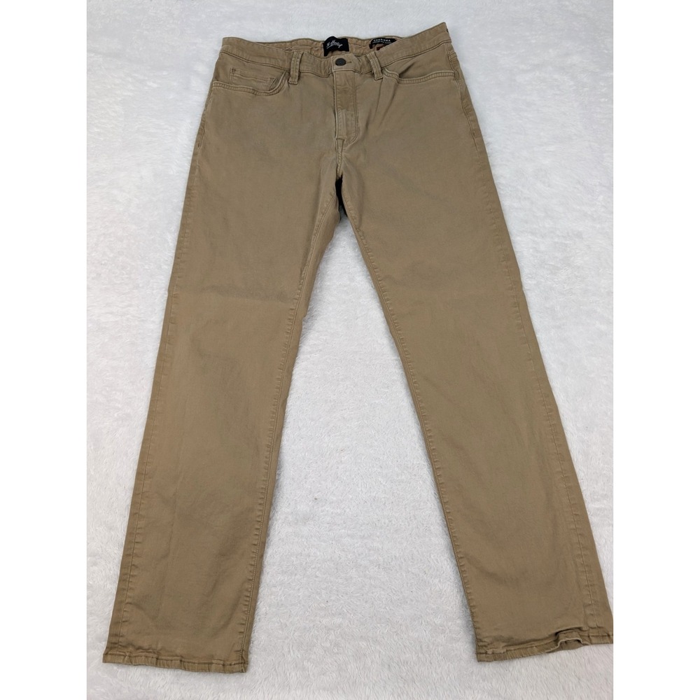 34 Heritage Charisma Jeans Men's Beige 36x32(35x31) Comfort Rise Straight Leg
